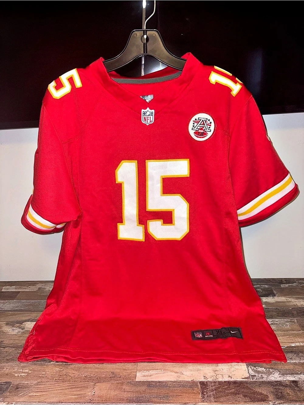 Nike Kansas City Chiefs Patrick Mahomes Youth Game Jersey Red & White XL